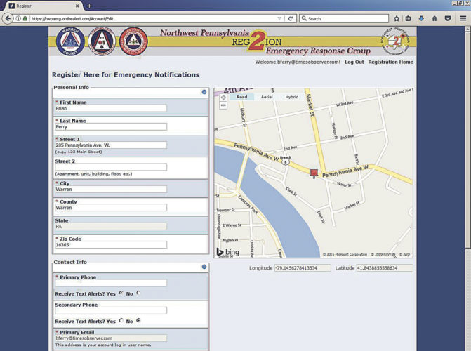 County EMA unveils new alert system | News, Sports, Jobs - Times Observer